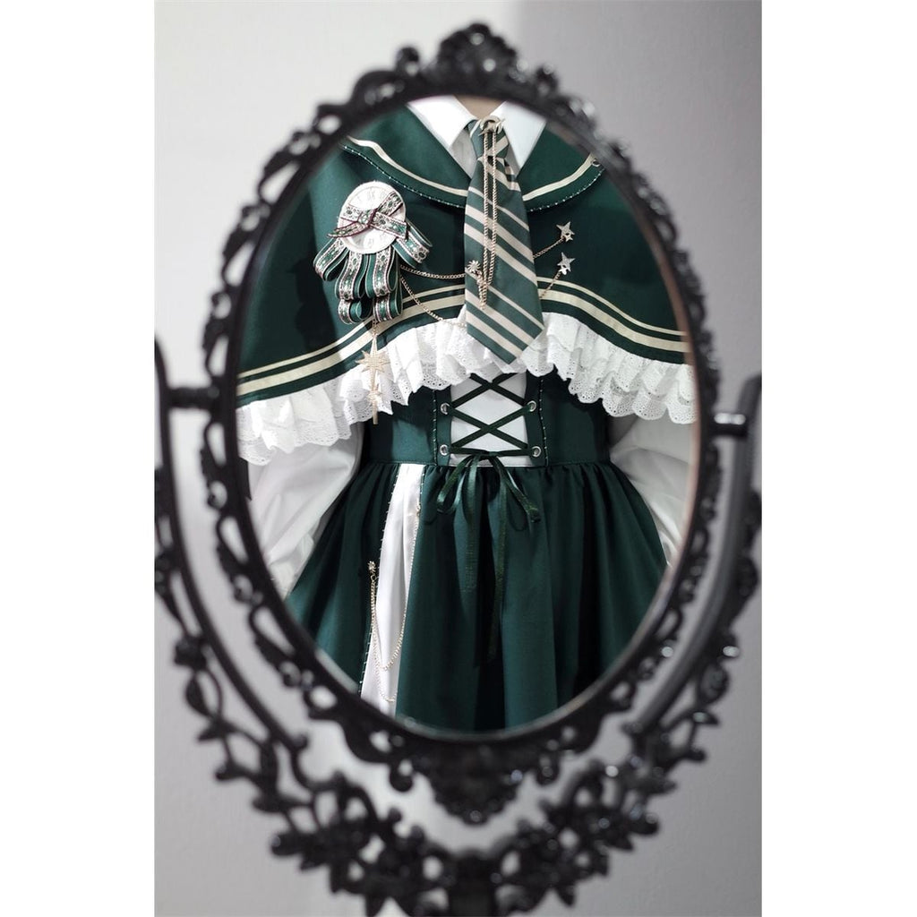 Time Traveler Cape Dress Ensemble