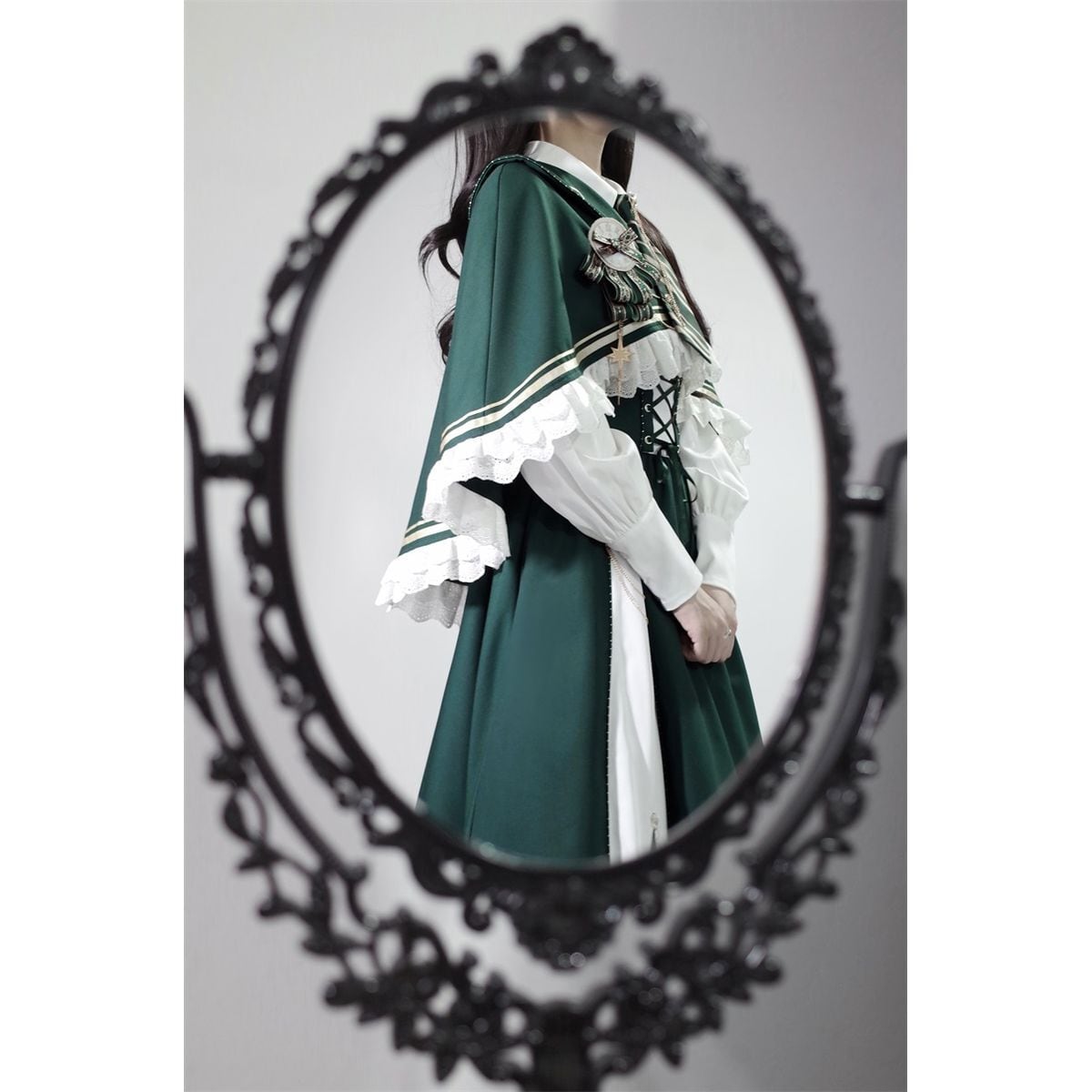 Time Traveler Cape Dress Ensemble
