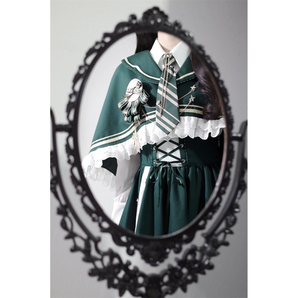Time Traveler Cape Dress Ensemble