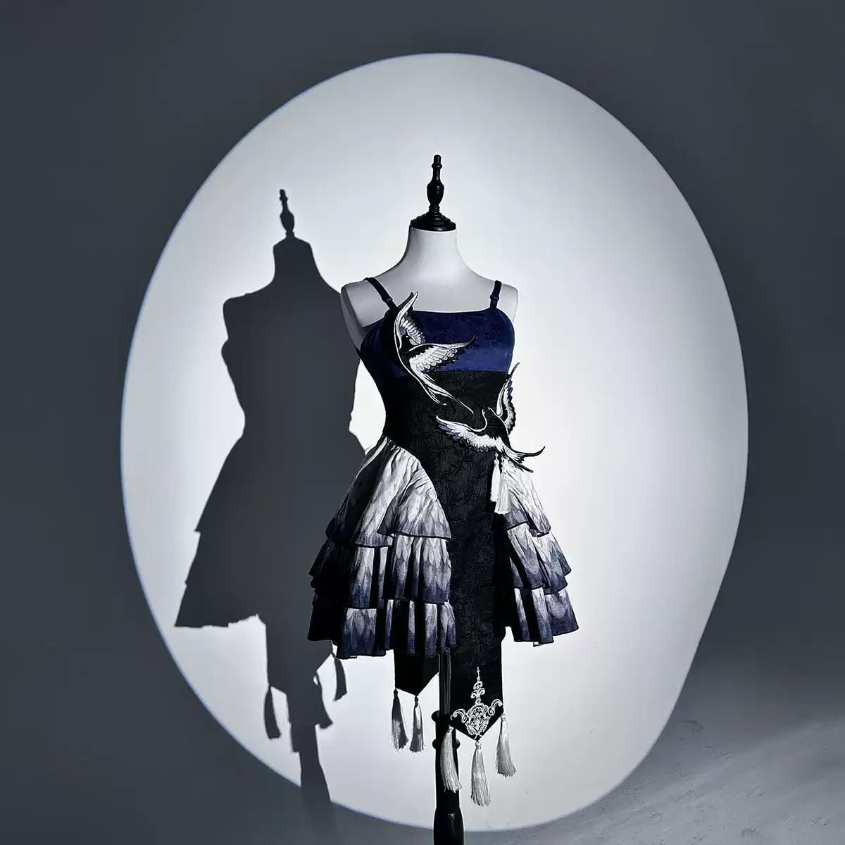 Elegant Oriental Tiered Skirt Coordinates