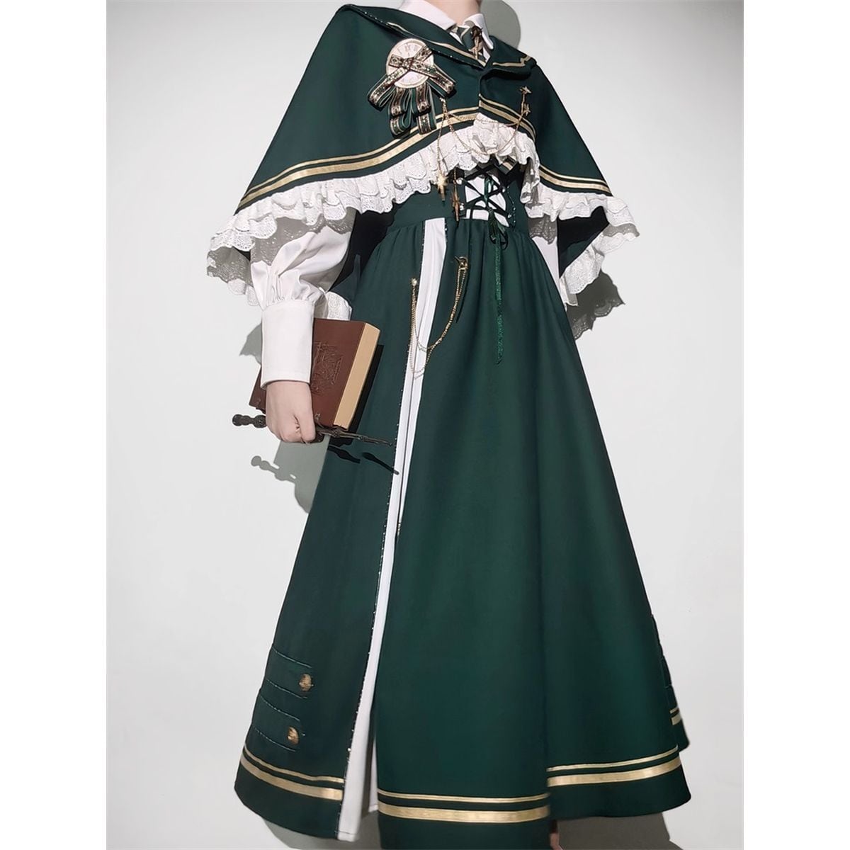 Time Traveler Cape Dress Ensemble