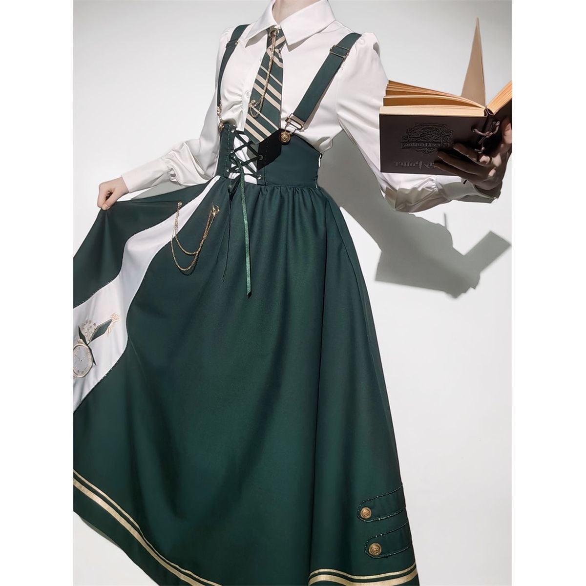 Time Traveler Cape Dress Ensemble