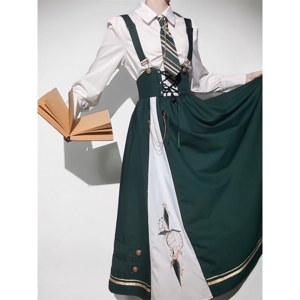Time Traveler Cape Dress Ensemble