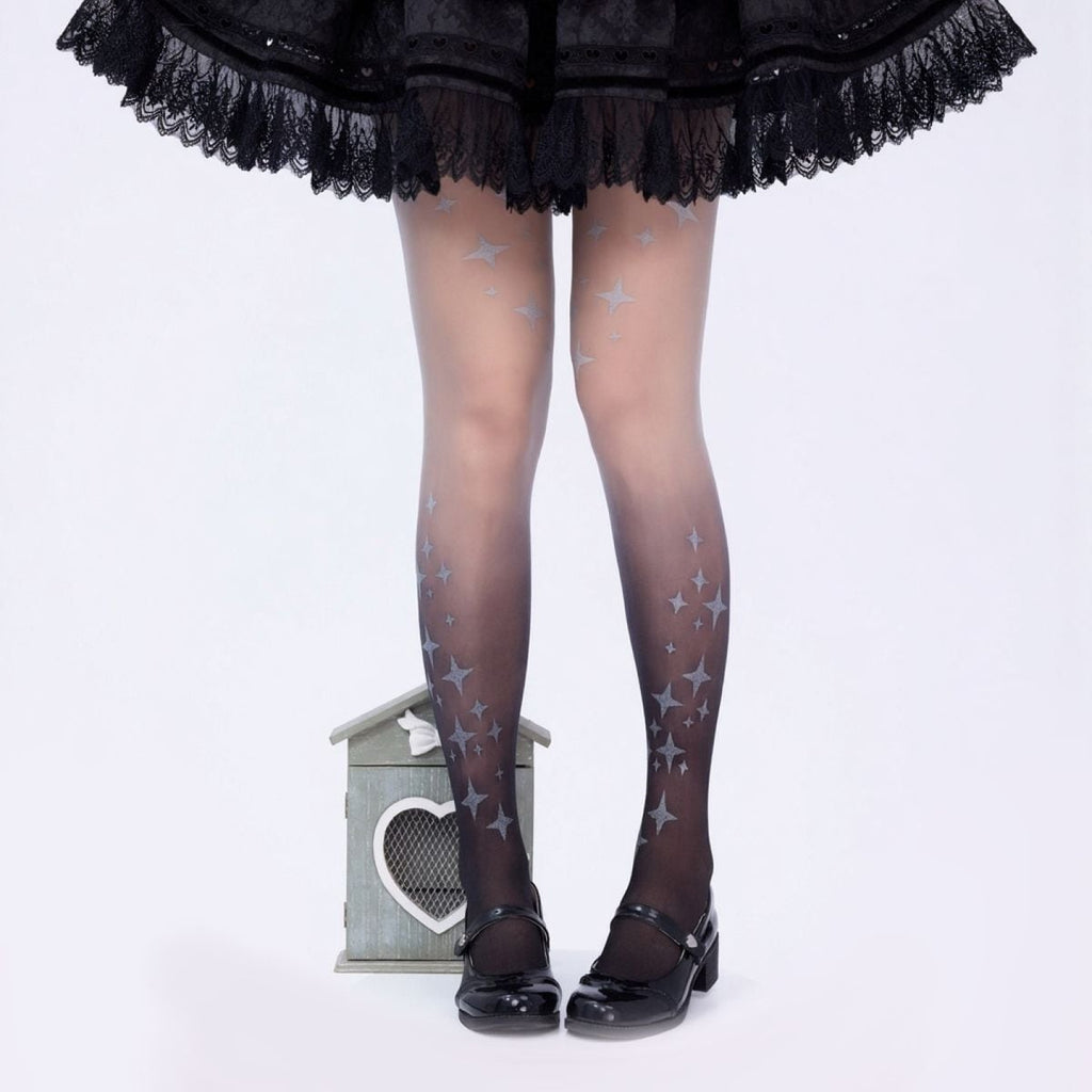 Midnight Galaxy Gradient Tights